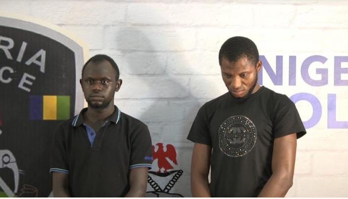 The suspects based in Kano are identified as Ibrahim Muazzam Mohammad Aminu and Mohammad Tahir Umar