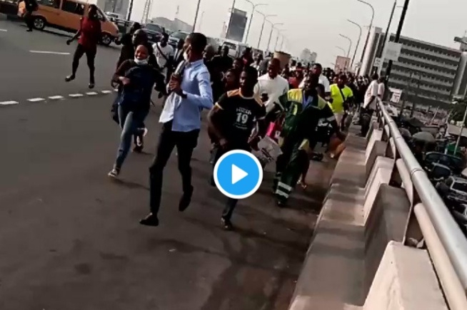BREAKING: Chaos in Lagos State as rival NURTW groups clash [VIDEO]