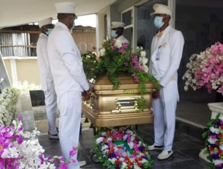 HAPPENING NOW: Gov Okowa buries father [PHOTOS]