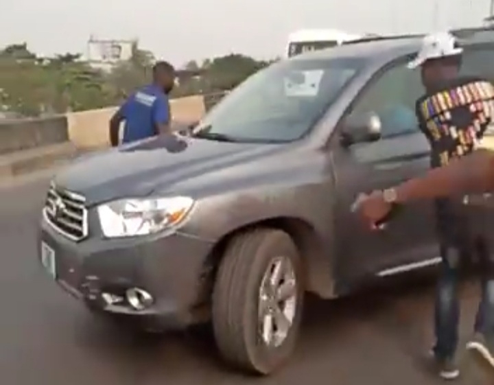 LASTMA official escapes death after one-way driver knocked him off Lagos bridge