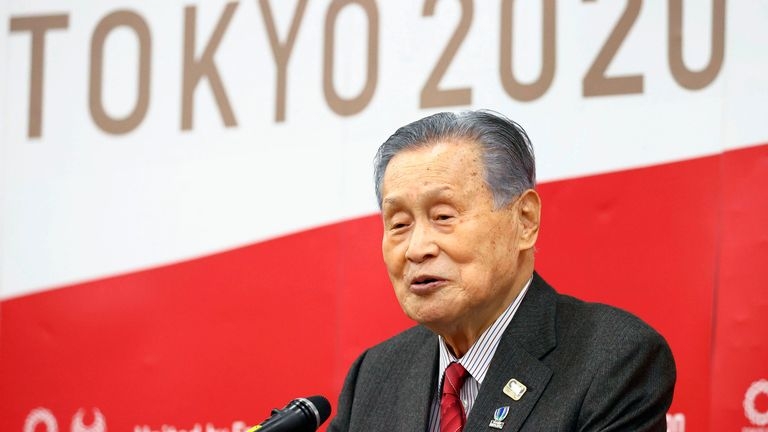 Yoshiro Mori made the sexist comments at a Japanese Olympic Committee (JOC) board of trustees meeting this week