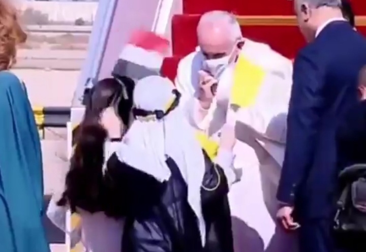 Pope Francis arrives in Iraq in historic visit [VIDEO]