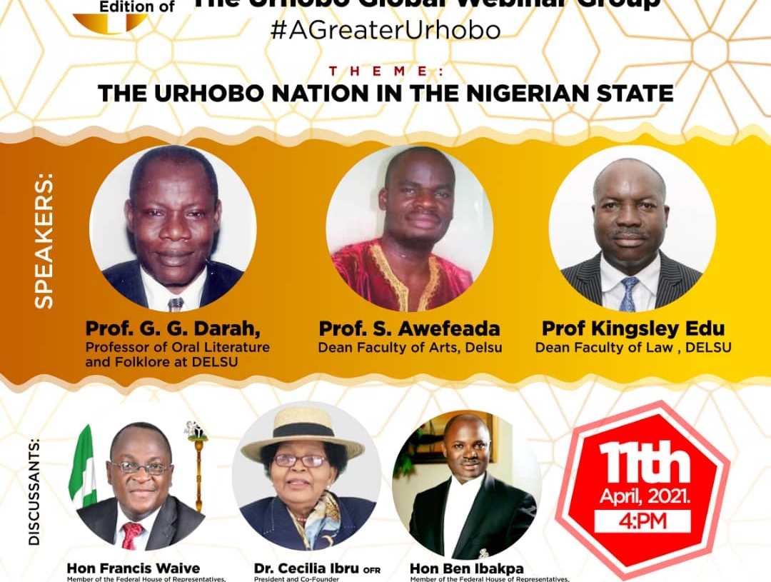 Urhobo nation holds webinar to dissect current challenges faced with