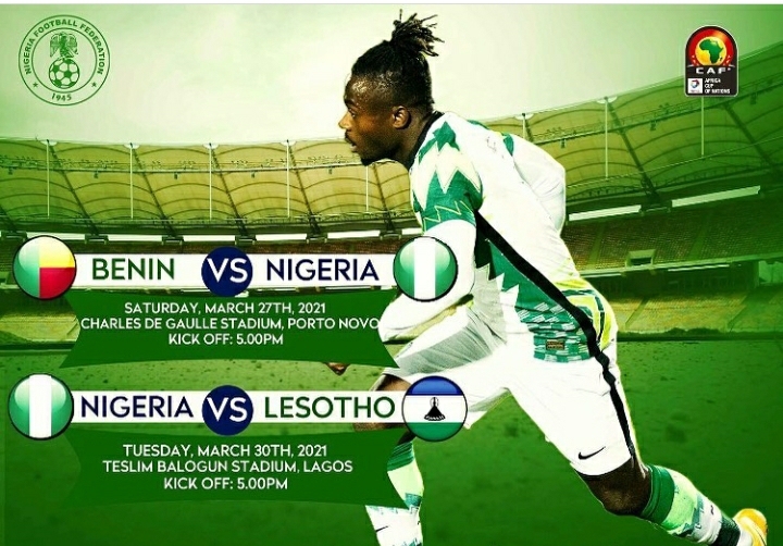 BREAKING: Lagos Govt places restriction on Nigeria against Lesotho AFCON qualifier match