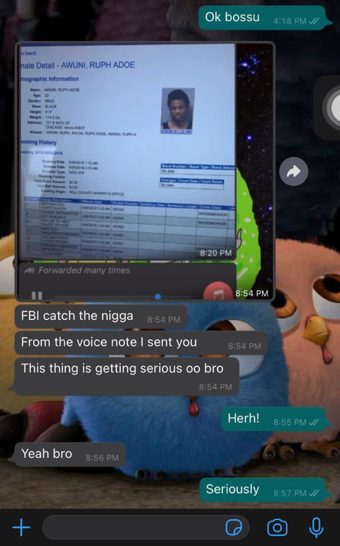 Yahoo boy calls FBI on scammer friend who refused to split proceed 50/50 [AUDIO ATTACHED]