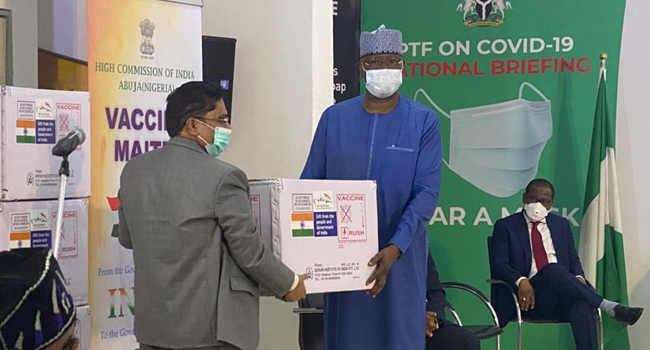 JUST IN: Nigeria takes delivery Of 100,000 more AstraZeneca vaccines from India
