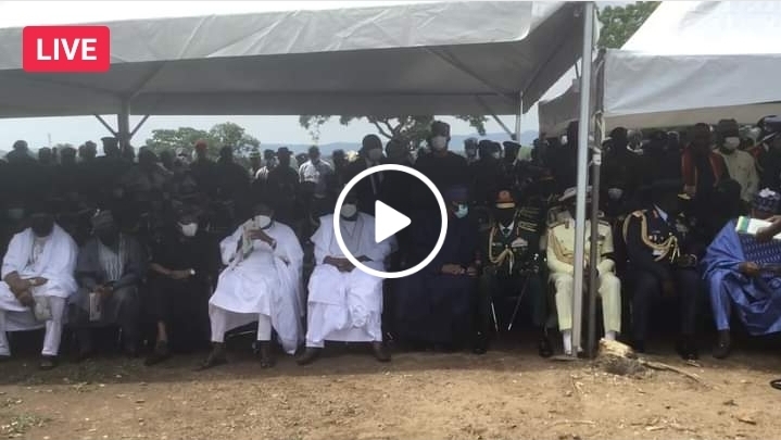 Watch live video coverage of burial of Ibrahim Attahiru, late Chief of Army Staff