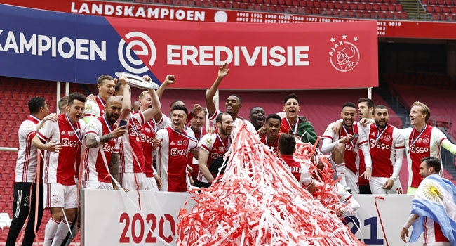 Ajax Clinch 35th Dutch League Title With Three Matches To Spare