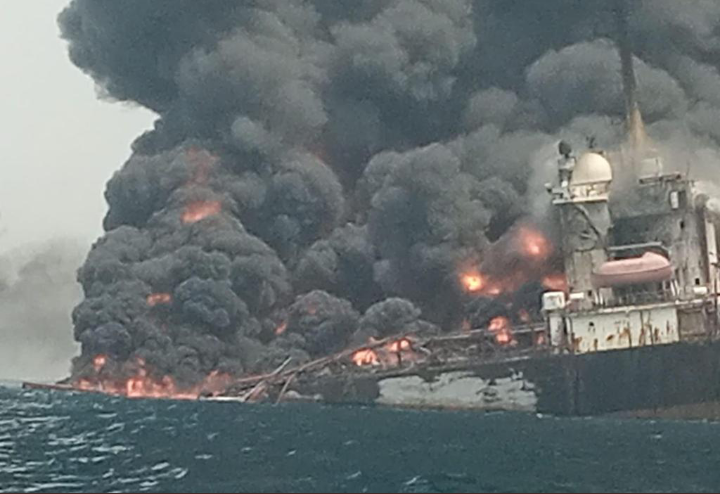 BREAKING: Oil production vessel explodes in Delta