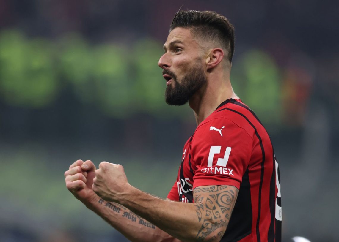 Giroud’s late brace moves AC Milan closer to Serie A leaders