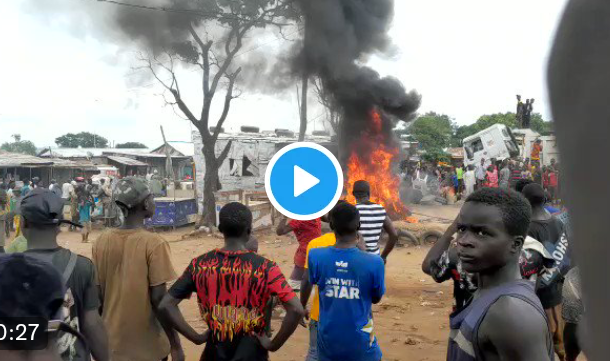 JUST IN: Man set ablaze in Abuja over alleged blasphemy [VIDEO]