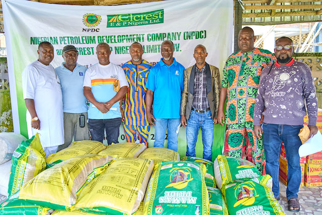 Elcrest donates relief items to Gbetiokun communities in Delta