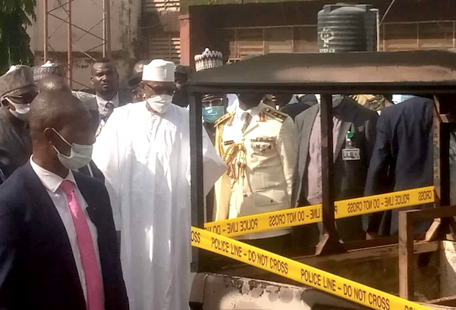JUST IN: President Buhari visits Kuje prison