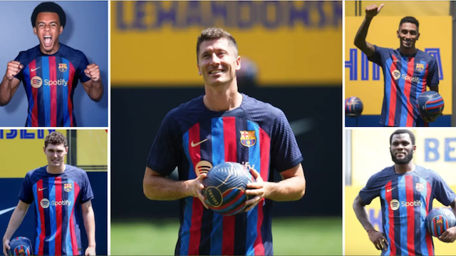 Lewandowski, Raphinha, other new players rejected at Barca