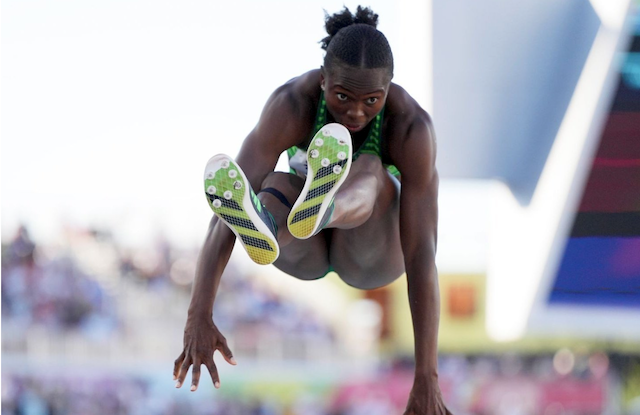 BREAKING: Ese Brume breaks Commonwealth Games record, wins gold in long jump