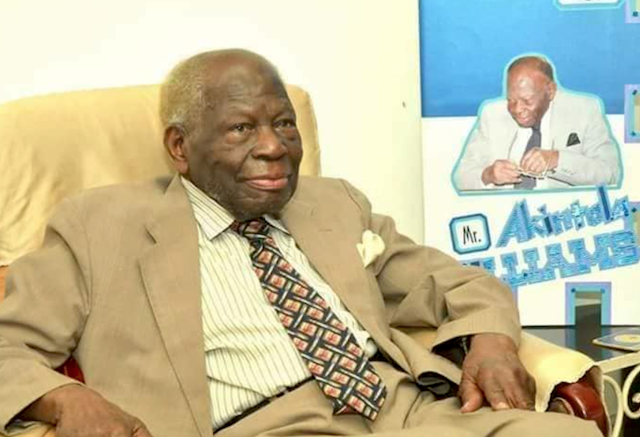 Buhari celebrates renowned accountant, Akintola Williams at 103
