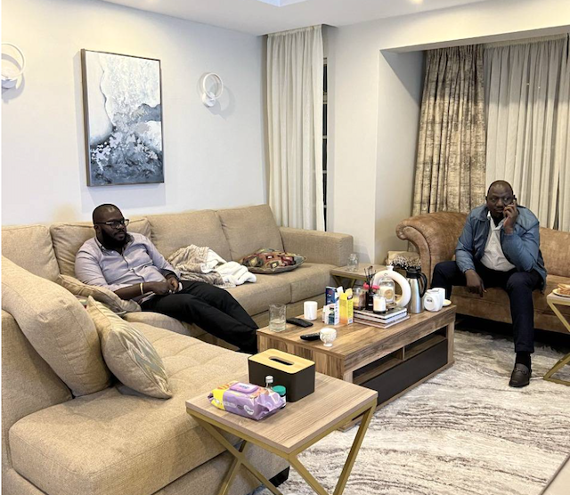 Prof Ezenagu sitting pretty with Kenya's president-elect, William Ruto