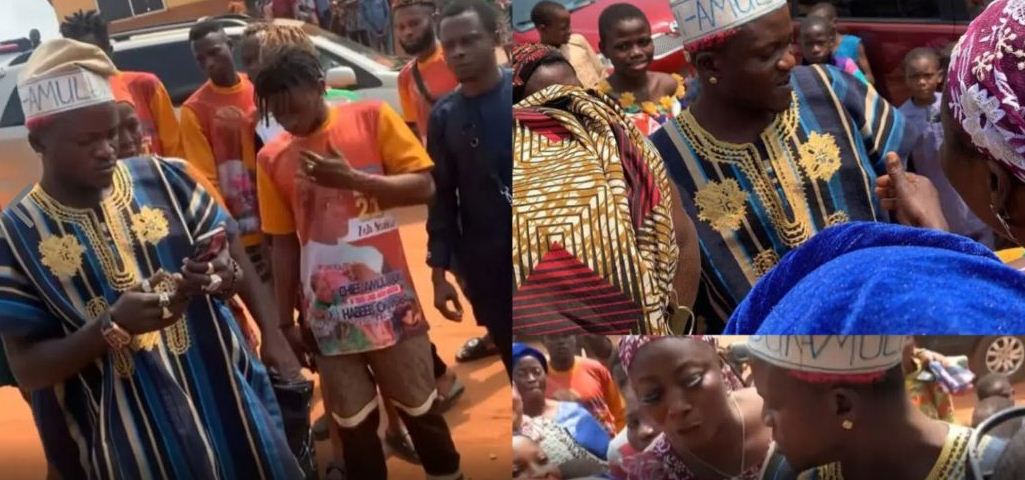 Portable bags Chieftancy title as "Chief Amuludun of Tigbo Awori Land" (VIDEO)
