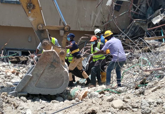 Death toll rises in Lagos building collapse