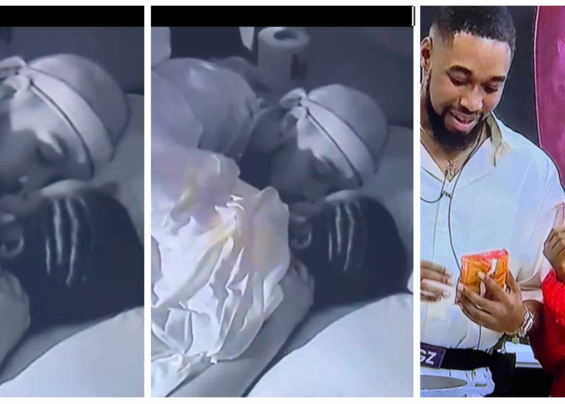 BBNaija: Phyna calls Sheggz ‘woman wrapper’ as he gets intimate with Bella after fight