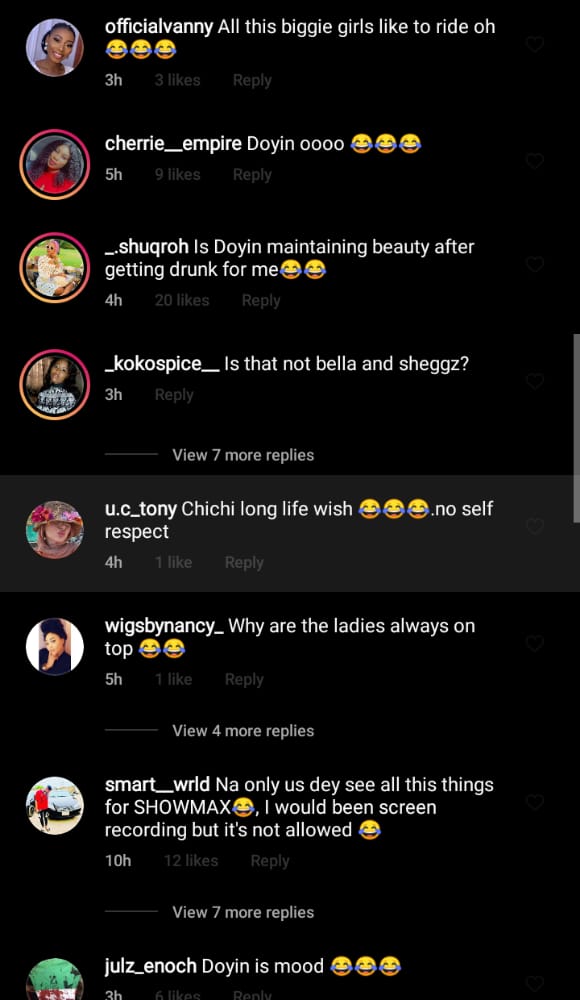 BBNaija: “Biggie’s girls like to ride” – Reactions trail Chomzy and Eloswag video