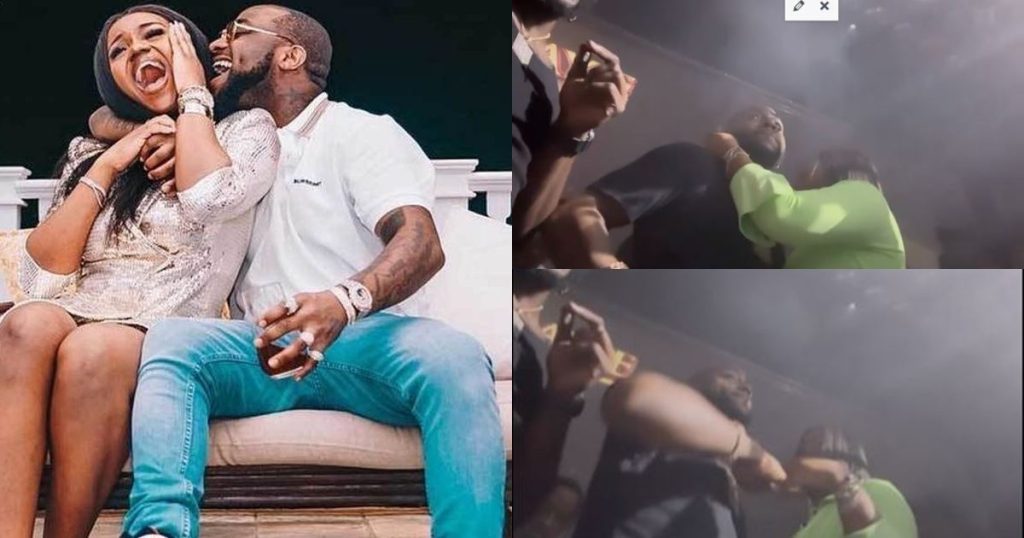 Davido shares starry-eyed moment with Chioma Rowland