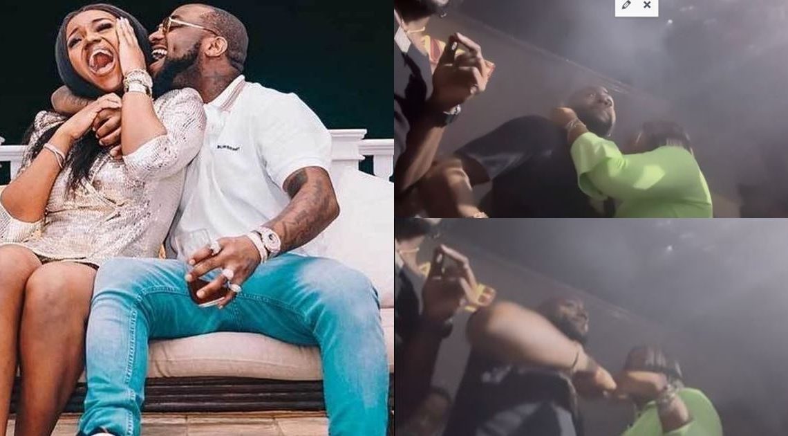 Davido shares starry-eyed moment with Chioma Rowland