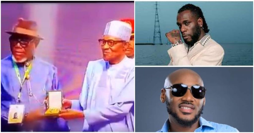 Burna Boy, 2Baba, and Teni conferred National Awards by President Buhari