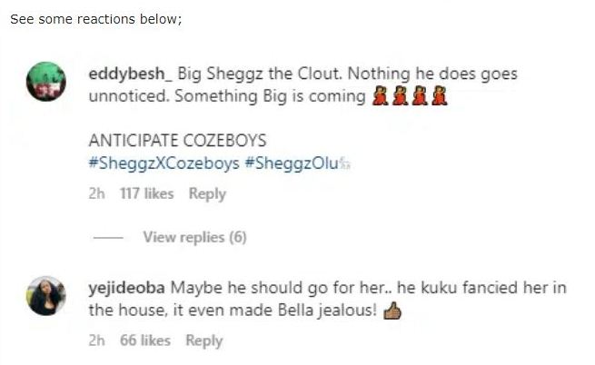 BBNaija: Again, Bella and Sheggz spotted separately as he checks out Modella’s picture (VIDEO)