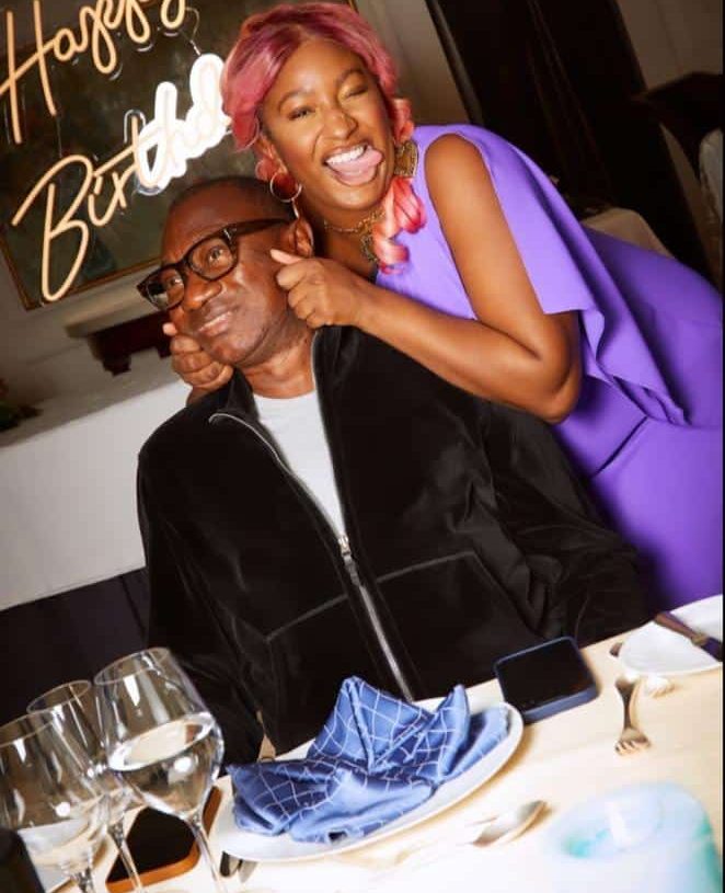 DJ Cuppy celebrates her father at 60, as Otedola's only son makes first public appearance