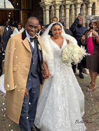 Watch full highlights of actress Rita Dominic and Fidelis Anosike's walk down the aisle in England