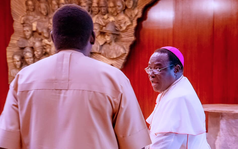 BREAKING: Bishop Kukah visits Buhari, ‘makes peace’