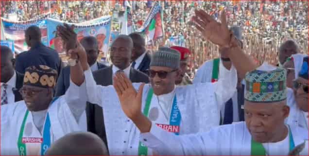 APC RALLY: How power outage stopped Buhari, Tinubu’s speeches in Bauchi