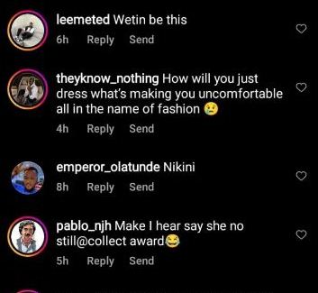 Netizens react as Tiwa Savage rocks see-through skirt to AFRIMA