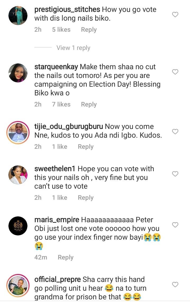 Netizens react as Blessing CEO flaunts Obi-inspired nails 