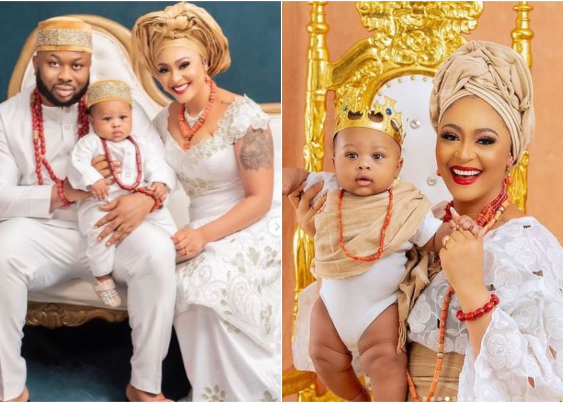 "I wake up everyday apologizing to my child for having you as his father"- Tonto Dikeh tells ex-hubby, Churchill