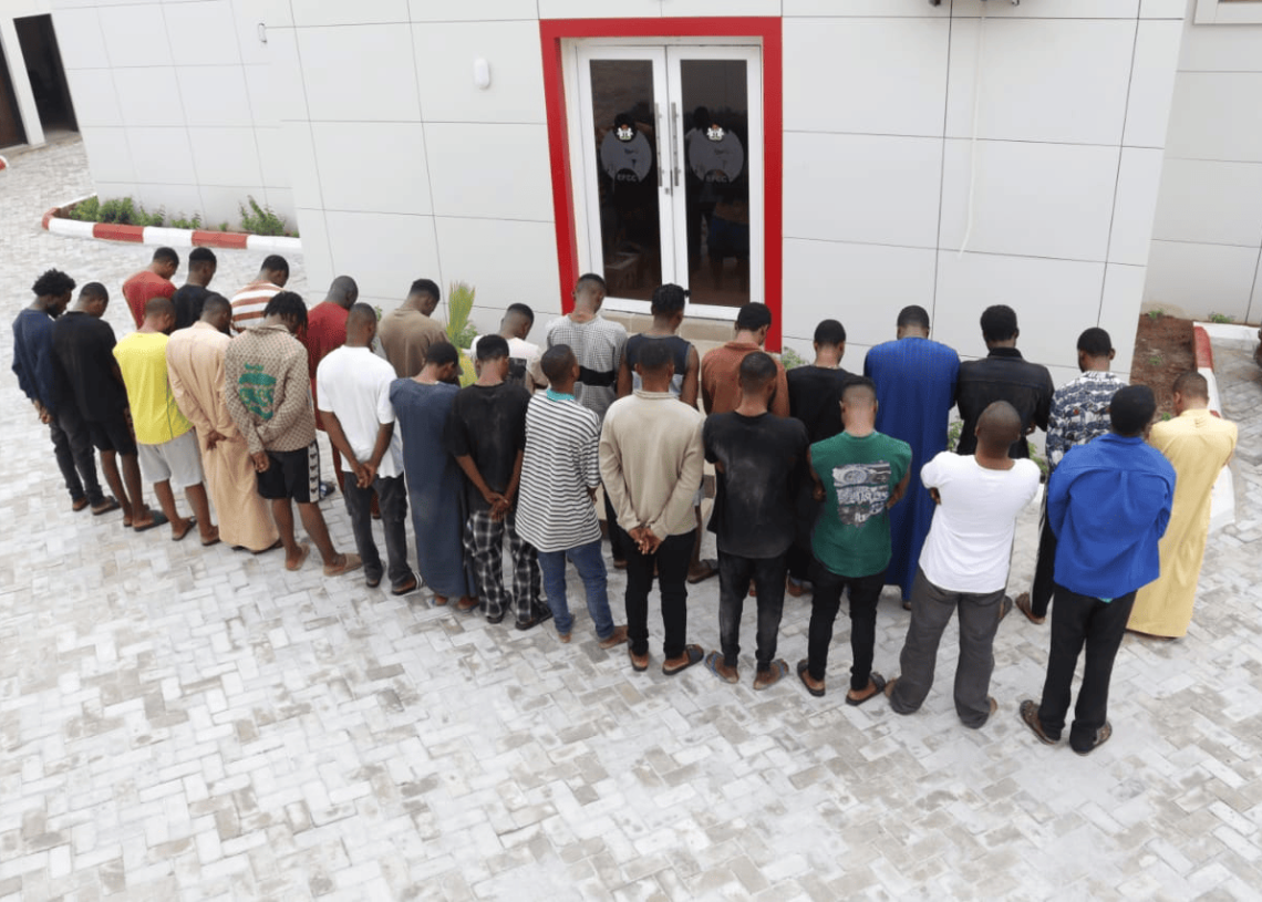 EFCC nabs cleric, 27 others in Kwara over internet fraud