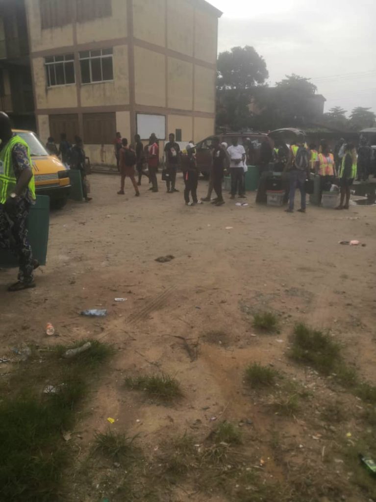 LAGOS: INEC ad hoc staff protest delay in payment on election day