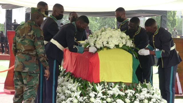 How Ghana held state funeral for footballer, Christian Atsu (PHOTOS)