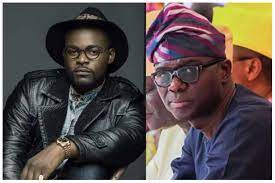 "You were not re-elected, you selected yourself" -Falz blasts Sanwo-Olu