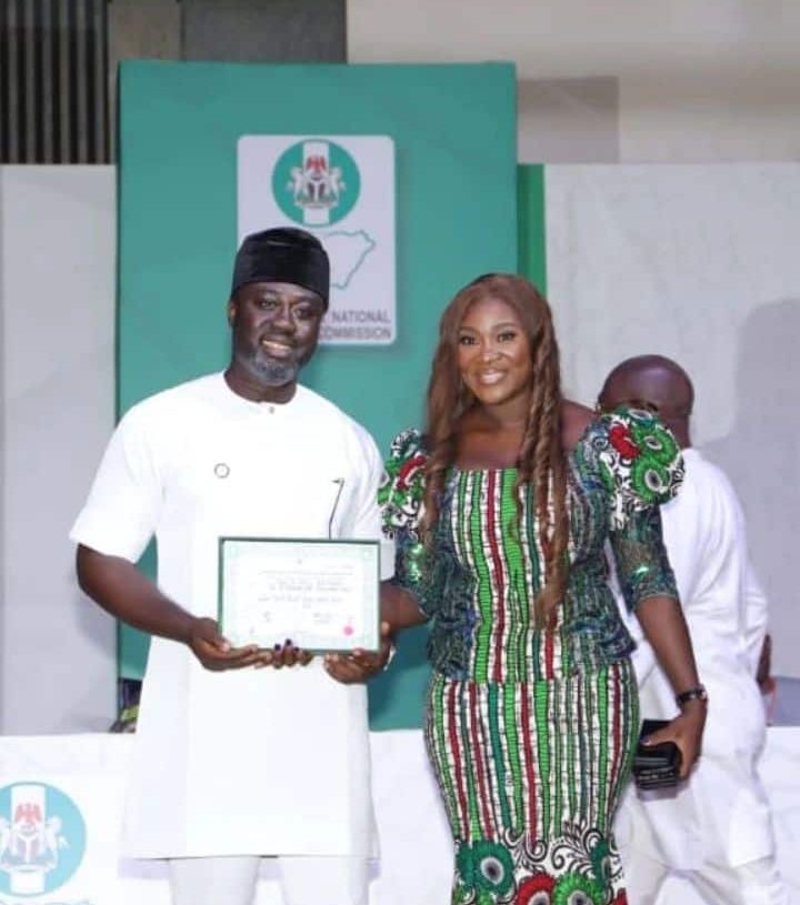 Mercy Johnson’s husband, Prince Okojie, hails wife over her support during his campaigns