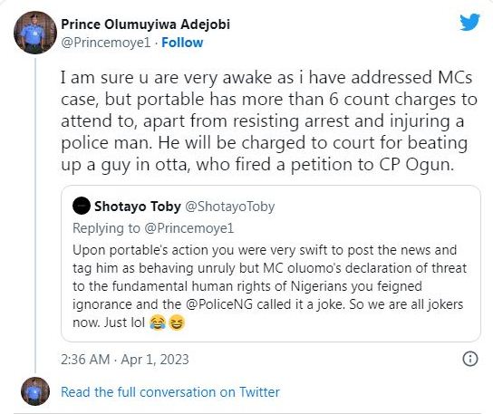 JUST IN: Police arraign singer Portable for assault (PHOTOS)
