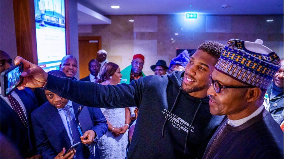 BOXING: "Defeating Franklin 'll be one of the greatest comebacks in boxing history" -Buhari prays for Anthony Joshua 