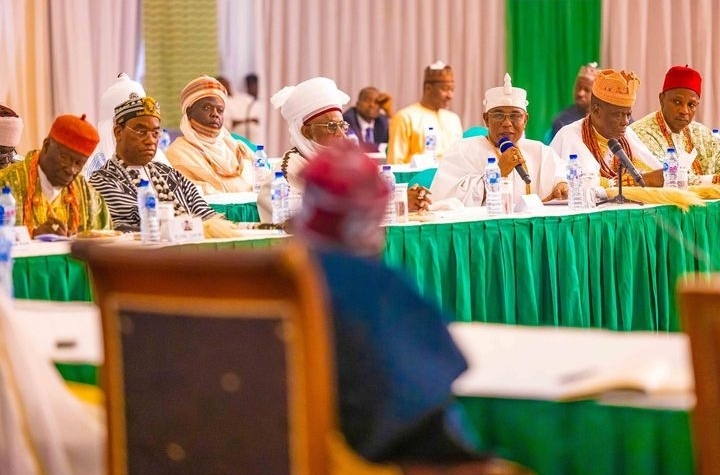 What Sultan, Ooni, Orodje of Okpe, others discussed with Tinubu