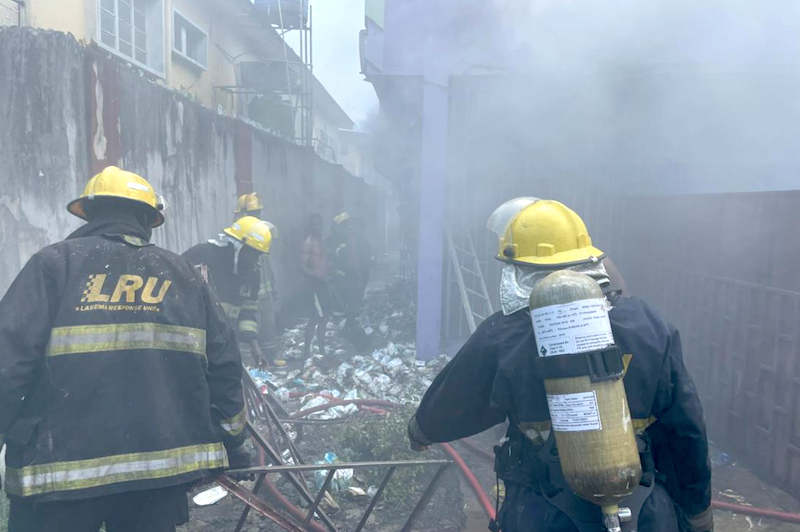 Seven orphans rescued from home engulfed by fire in Lagos