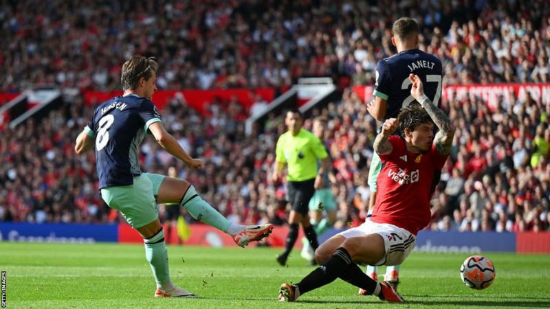 Manchester United secure late win against Brentford