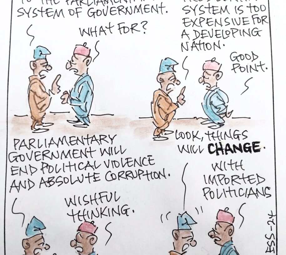 CARTOON OF THE DAY: Why Nigeria should return to parliamentary govt