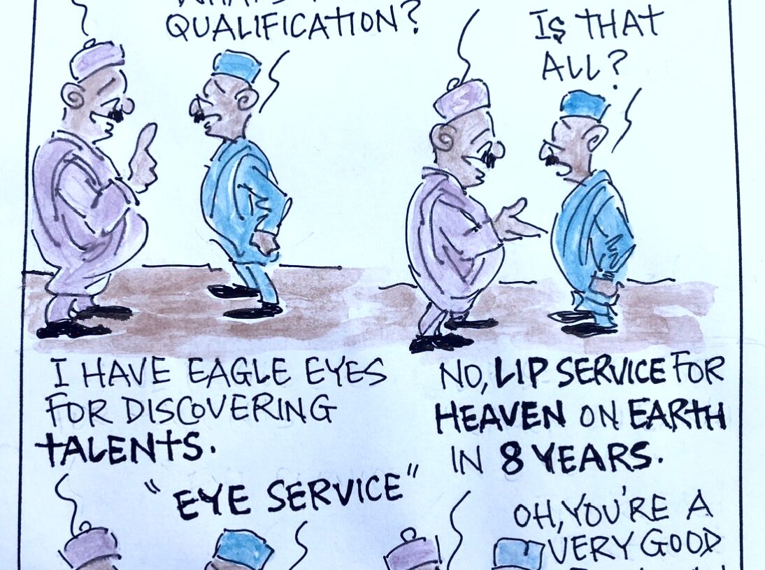 CARTOON OF THE DAY: How to become Nigeria's president