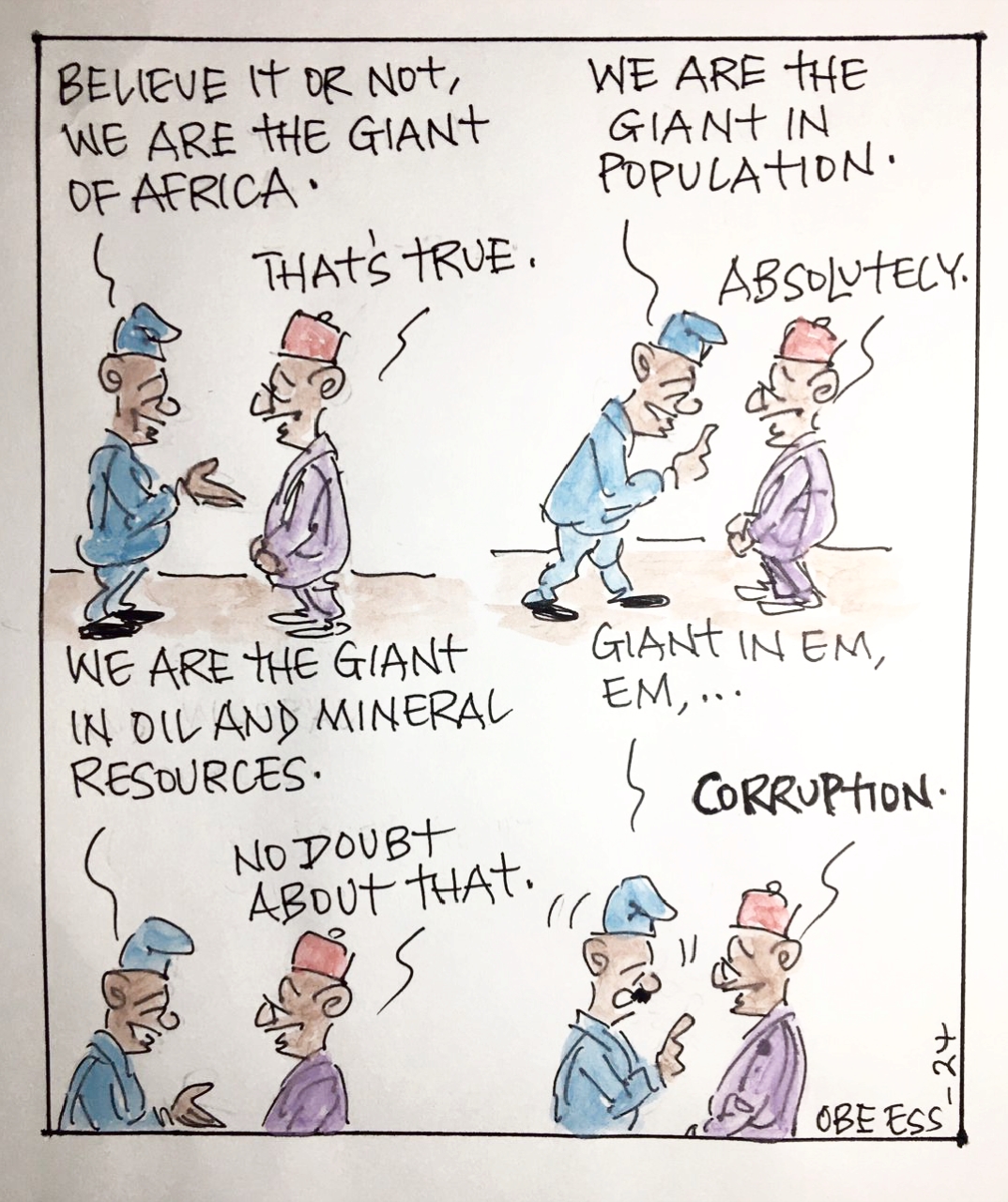 CARTOON OF THE DAY: Nigeria is giant of everything