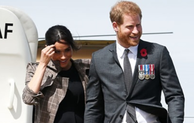 Prince Harry, wife, Meghan Markle arrive Nigeria